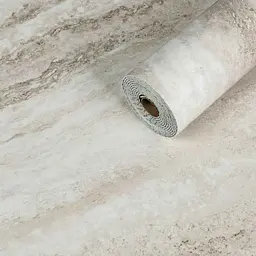 Самоклеюча вінілова плитка в рулоні STICKER WALL 600*3000*2мм Перламутровий мармур Глянсова SW-00001283