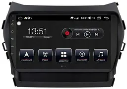 Автомагнітола штатна 9 Android 10.1 XPRO для Hyundai Santa Fe 2012-2014 / IX45 2013-2017 (MER-14149_6215) - мініатюра 4