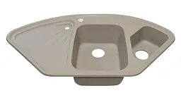 Кухонна мийка Adamant Consensus 1045x575x190 Sand сахара 270223, Sand - мініатюра 2