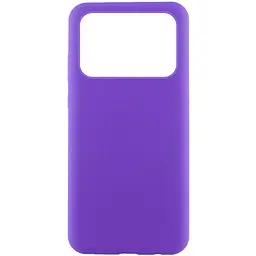 Чохол Silicone Cover Lakshmi (AAA) для Xiaomi Poco X6 Pro Фіолетовий / Amethyst