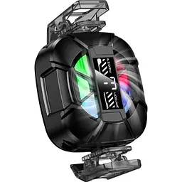 Кулер для смартфона Hoco GA5 LED Black [164236]
