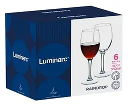 Набір келихів Raindrop, 6х350 мл (H5702) Luminarc kuh0016501 - мініатюра 2