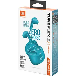 Навушники JBL TWS Tune Flex 2 Turquoise (JBLTFLEX2TQE) - мініатюра 10
