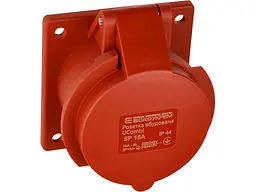 Розетка вбудована АСКО серії UCombi 5P 16A IP 44 - мініатюра 2