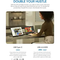 Портативний монітор Arzopa 16.1" Z1FC Black EU [157149] - мініатюра 10