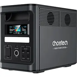 Зарядна станція Choetech BS065-EU-BK / 1800 Вт / 1536 Вт/ч / LiFePO4 (BS065-EU-BK)
