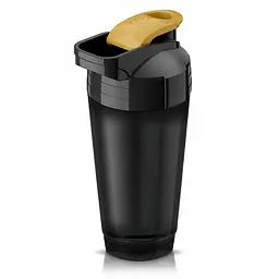 Шейкер спортивний 4FIZJO Ultra 700 мл Black/Gold (P-5905973407038) - мініатюра 7