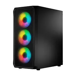 Корпус для ПК Logic concept PORTOS MESH+GLASS ARGB fans 4x120mm BLACK (AT-PORTOS-10-0000000-0002) - миниатюра 3
