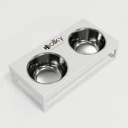 Hollky Base S — миски на підставці для маленьких собак та котів (2 × 0,45 л) - мініатюра 8
