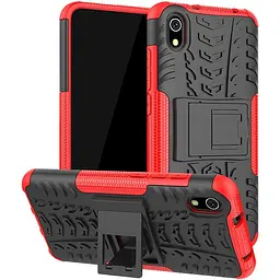Чохол-накладка Toto Dazzle Kickstand 2 in 1 Case Xiaomi Redmi 7A Red - мініатюра 2