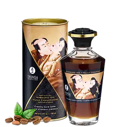 Збуджувальна масажна олія Shunga Aphrodisiac Warming Oil, 100 мл (кава)