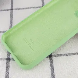 Чохол Silicone Case Full Camera Protective AA Apple iPhone 13 6.1" М'ятний / Mint - мініатюра 2