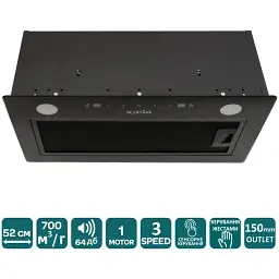 Витяжка VENTOLUX PUNTO 52 BG (700) TC MS - мініатюра 2