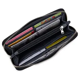 Жіночий шкіряний гаманець GRANDE PELLE 19,5х10х2,5 см acs0018780 - мініатюра 3