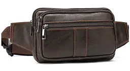 Чоловіча шкіряна сумка на пояс Vintage 20х13х3 см sum0014990 - мініатюра 10