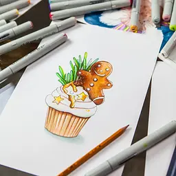 Маркер двосторонній Небесно-блакитний, B003, 99IDEAS - мініатюра 3