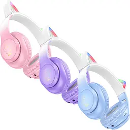Навушники Hoco W42 Cat Ear Cherry Blossom (795847) [111604]