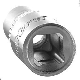 Насадка шестигранна коротка 1/4" 6мм CrV ULTRA (6060062) - мініатюра 4