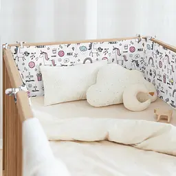 Бортики в дитяче ліжечко 30x120 UNICORN, блакитний (WeltBed_UnicornSweet_30x120) - мініатюра 2