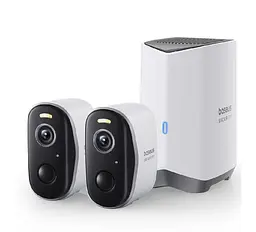IP-камера відеоспостереження Baseus Security N1 Plus Outdoor Camera 2K 2-Cam Kit білий EU