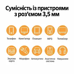 Аудіокабель UGREEN AV183 2 м AUX mini-jack зі штекерами 3,5 мм TRRS з обох кінців для передачі стереозвуку та сигналу мікрофона для мікрофона потрібні TRRS-гнізда з узгодженим розведенням контактів вузькі корпуси штекерів для підключення крізь тонкий чохол подвійне екранування нейлонове обплетення чорний із синьо-сірими корпусами штекерів та золотистими контактами (20782) - мініатюра 9