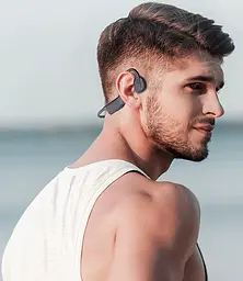 Навушники Langsdom спортивні бездротові кісткові BE-25 Pro Open-Ear з кістковою провідністю для спорту та бігу - мініатюра 2