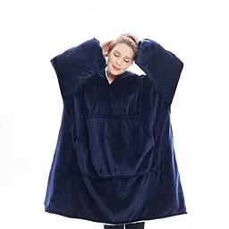 Толстовка-плед з капюшоном Huggle Hoodie двостороння - мініатюра 4