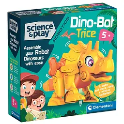Робот-конструктор Clementoni Science & Play Dino Bot Triceratops (75074) - мініатюра 3