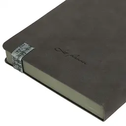 Щоденник-діловий записник А5 Leo Planner Polo 2026 м'який графітовий 368 сторінок (252694) - мініатюра 4