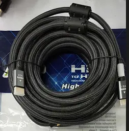 Кабель HDMI-HDMI Atcom Premium ver 2.1, 4К, 10м, Black - мініатюра 2