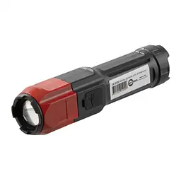 Ліхтар ручний Intertool LB-0120 світлодіодний XPE акумуляторний Li-Ion zoom чотири режими яскравість 120 лм USB зарядка - мініатюра 3