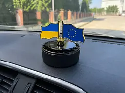 Автомобільний ароматизатор-дифузор “Прапори” на сонячній батареї - мініатюра 6