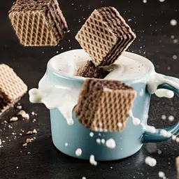 Вафлі Loacker Quadratini Double Choc 250 г - мініатюра 2