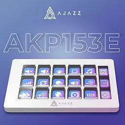 Контролер для стримінгу Ajazz AKP153E USB Білий (AKP153E-W) - мініатюра 6
