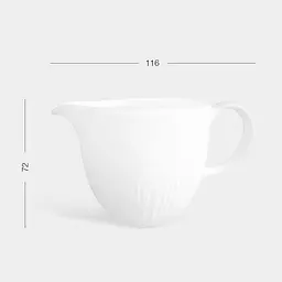 Молочник МВМ My Home Промінь 180 мл білий (KP-114 WHITE) - мініатюра 3
