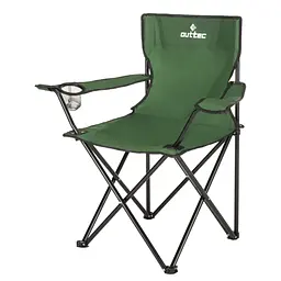 Крісло туристичне розкладне Outtec з чохлом зелений - мініатюра 1