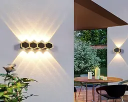 Підсвітка Brille фасадна LED 1W WW IP54 BK/G (AL-621/2) - мініатюра 8