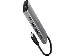 Мультипортовий адаптер AXAGON Speedster 5in1 rev2.0 Grey (HMC-5G2)