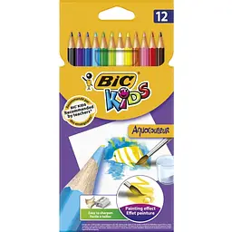 Олівці кольорові Bic Evolution Aquacouleur 12 шт (bc8575614)