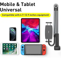 Пантограф Baseus Otaku Life Rotary Adjustment Lazy Holder Pro Gray (LUZQ000013) [162112] - мініатюра 10