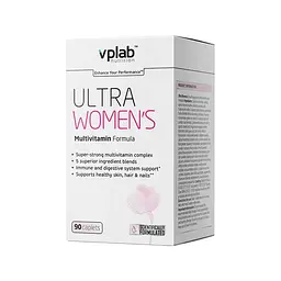 Вітаміни та мінерали VPLab Ultra Women's Multivitamin, 90 каплет