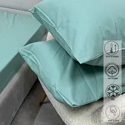 Наволочка Ecotton Super Soft SB-200 фланель Mint 50х70 см (24390) - мініатюра 2