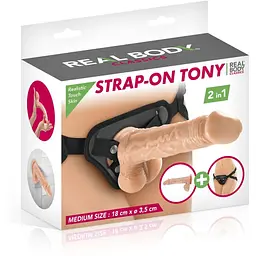 Жіночий страпон-трусики 2в1 Real Body - Tony - мініатюра 3
