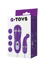 Вібраційне яйце Toyfa A-Toys фіолетове компактне - мініатюра 3