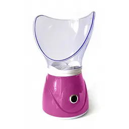 Парова сауна для обличчя рожева електрична інгалятор 2 в 1 Professional Facial Steamer BY-1078