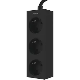 Мережевий фільтр Proove Magnet Strip (3xAC) 1.6m black (PSMS25000001)