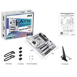 Материнська плата ASUS Z890 AYW GAMING WIFI W (90MB1I60-M0EAY0) (Socket 1851, Intel Z890, ATX) Б/в - мініатюра 8