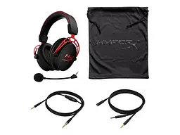 Навушники HyperX геймерські ігрова гарнітура Cloud Alpha (HX-HSCA-RD) чорна з червоним - мініатюра 5