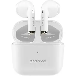 Бездротові навушники Earphones Proove Mainstream, IPX4, ENC, BT5.3, 40mAh, 400mAh, 4h, TWS white UA UCRF