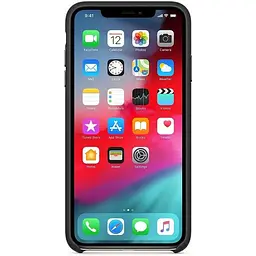 Оригінальний шкіряний чохол Apple Leather Case для iPhone XS Max (6.5") Black (MRWT2ZM/A) - мініатюра 4